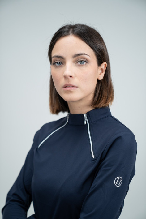 Prelude Dames Winter 23 Warme Polo - Navy