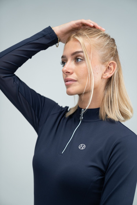Pacific Technisches Polohemd Women Winter 23 - Marine (Navy)