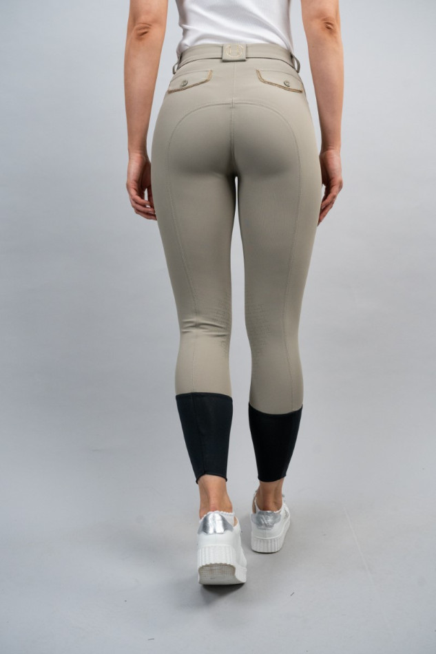 Jaltika Reithose fix system grip - Beige/Light Gold