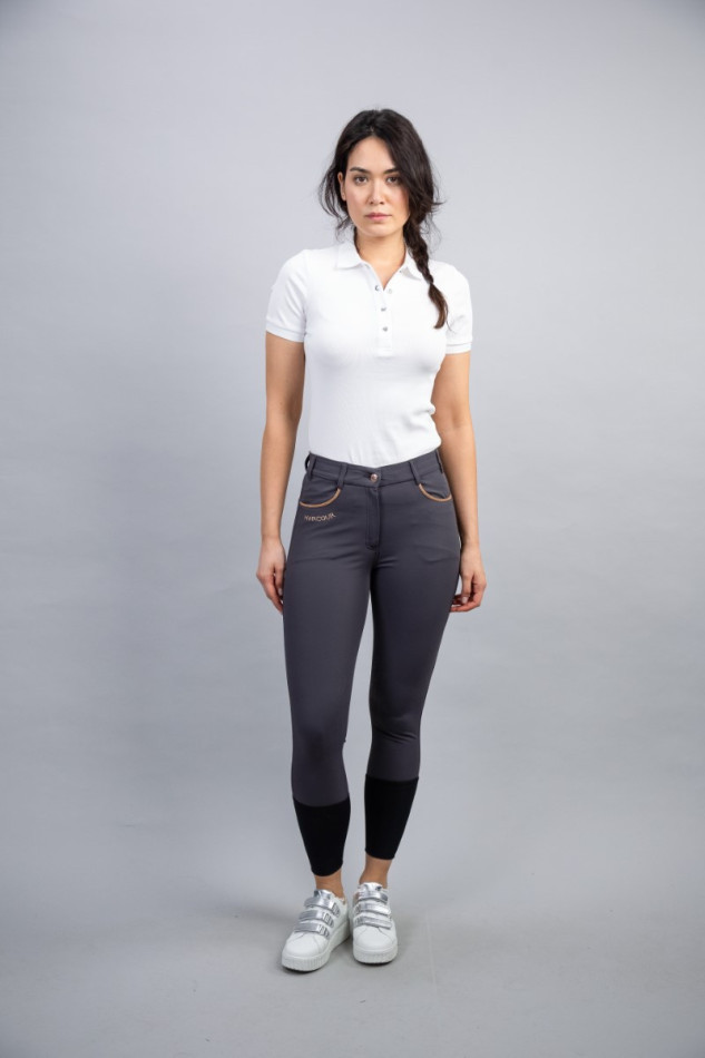 Jaltika Reithose Fix System Grip - DarkGrey/RoseGold