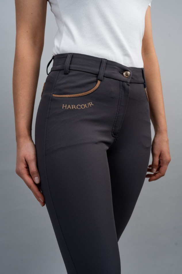 Jaltika Reithose Fix System Grip - DarkGrey/RoseGold