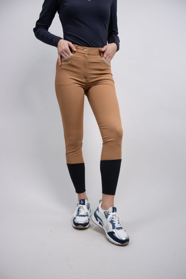 Pantalón de equitación Jaltika Fix System Grip - Coffee (Café) Pantalón de equitación Jaltika Fix System Grip - Coffee (Café)