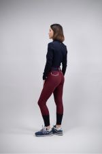 Pantaloni da equitazione Jaltika Fix System Grip - Bordeaux (Borgogna) Pantaloni da equitazione Jaltika Fix System Grip - Bordeaux (Borgogna)