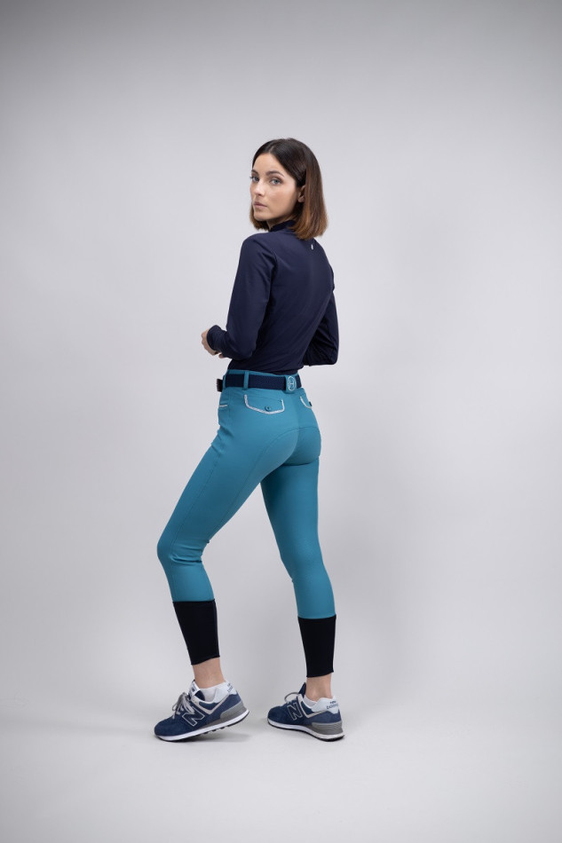Jaltika Reithose Fix System Grip - Entenblau(DuckBlue)