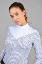Cognac Woman LS Competition polo Winter 22 Cognac Woman LS Competition polo Winter 22