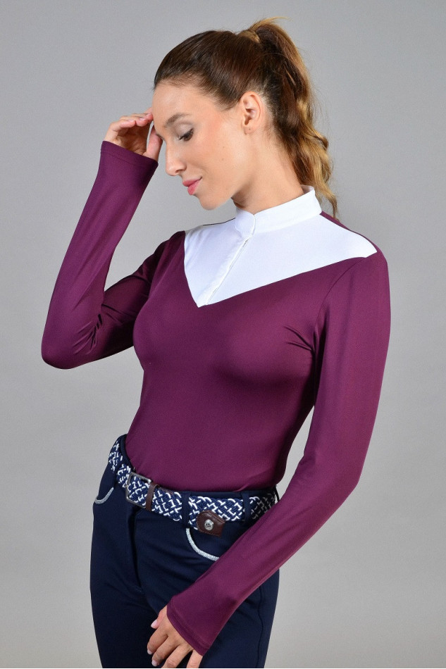 Cognac Woman LS Competition polo Winter 22