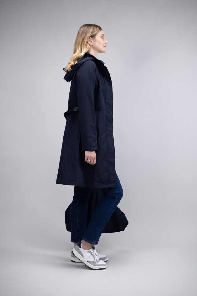 Tweeta lange trenchcoat