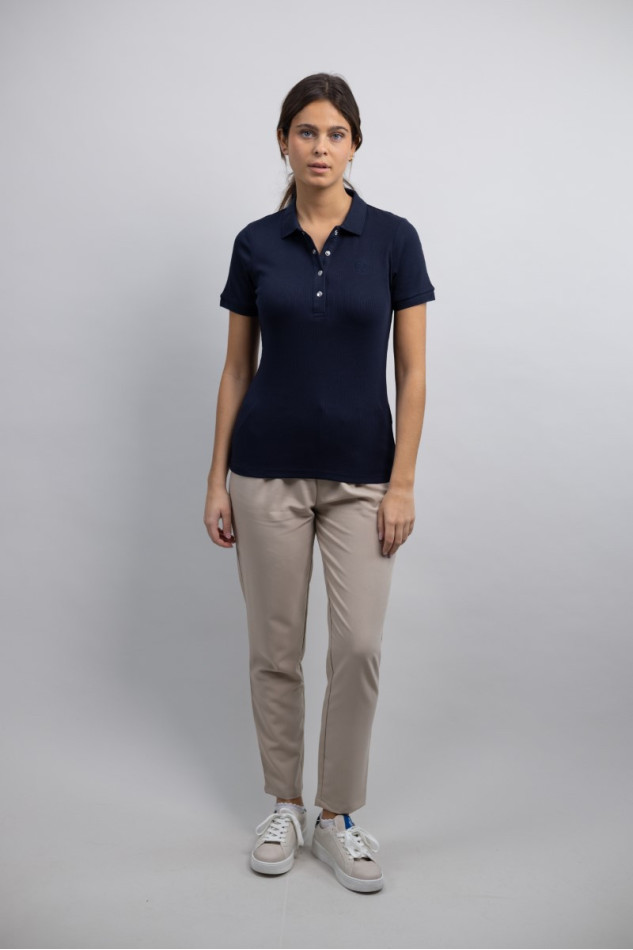 Poly Polo Femme MC
