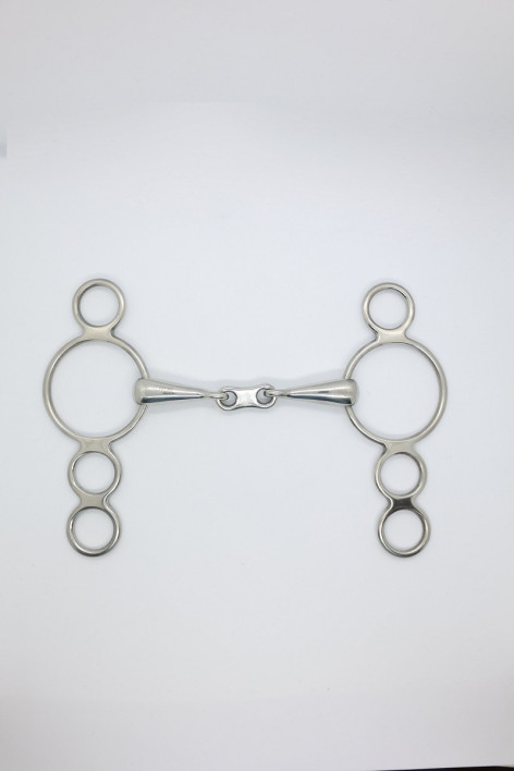 Mors Pessoa 3 anillos doble puente plano 18mm